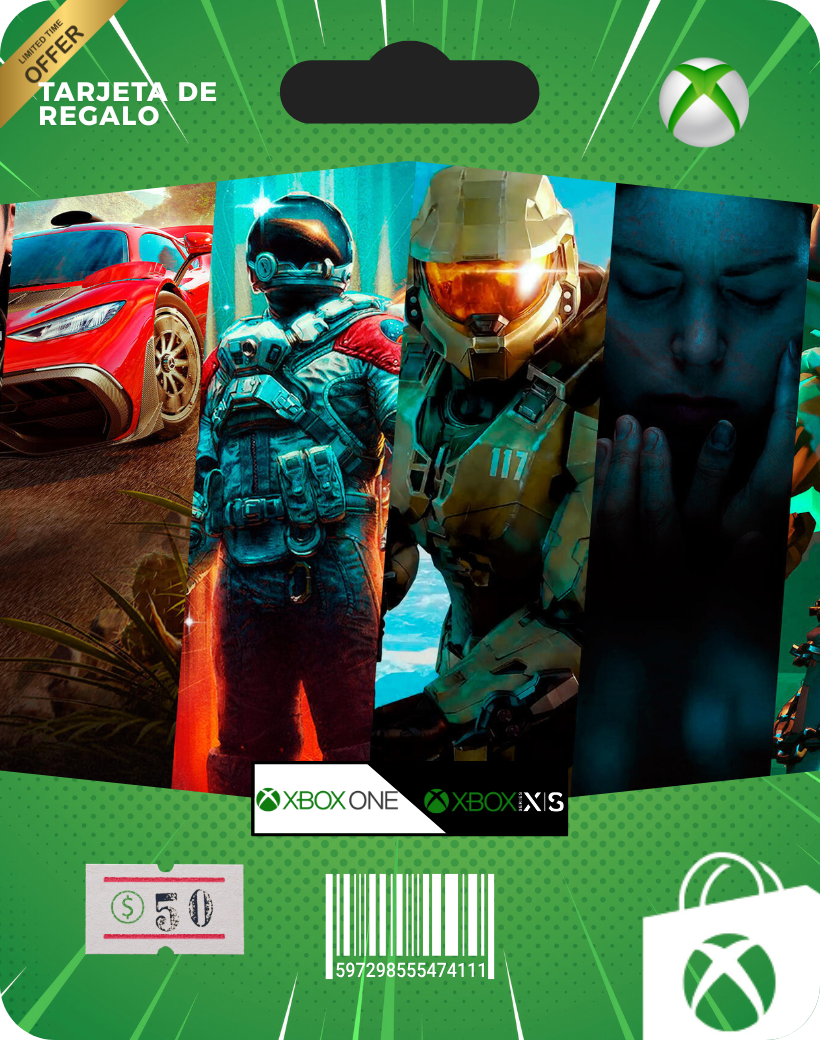 Xbox® Gift Card $50 - Digital Balance