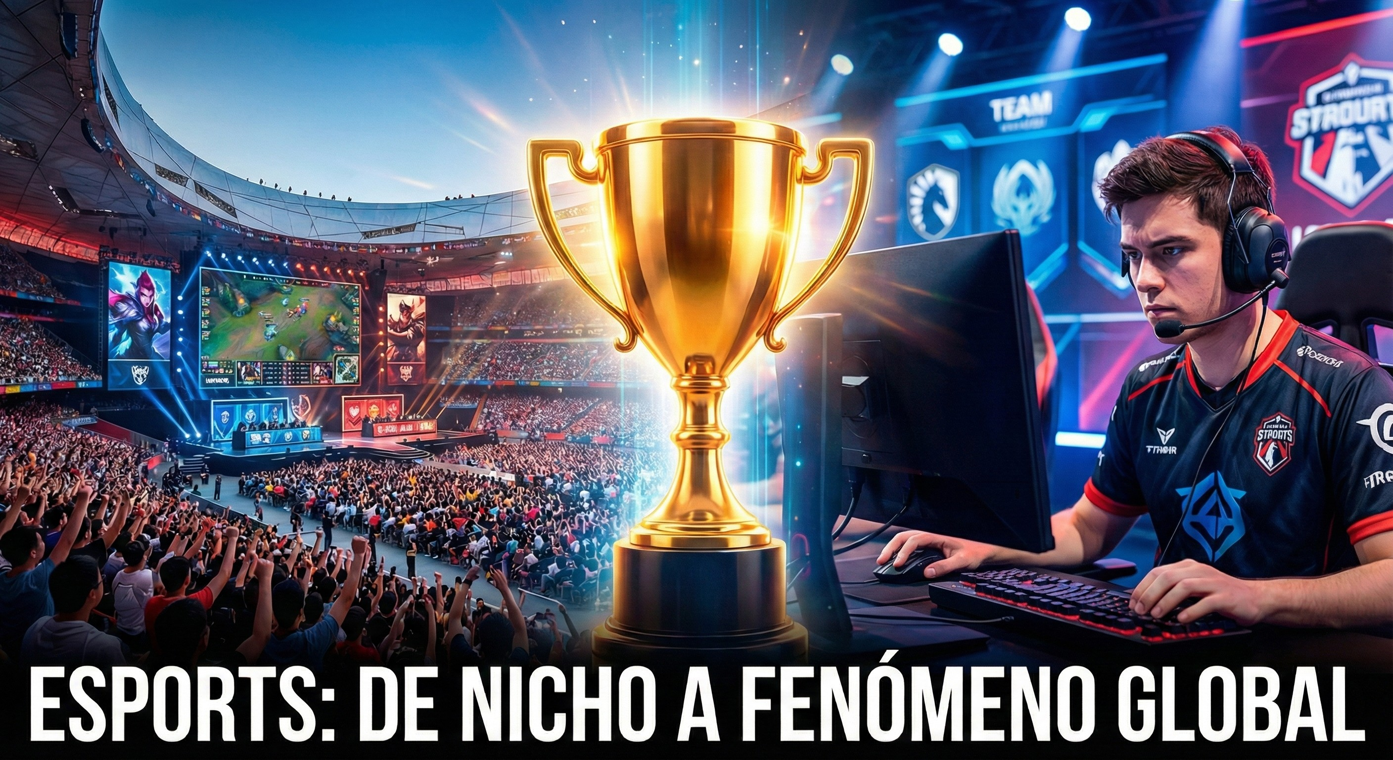 🏆 Más que un Juego: Cómo los Esports Están Llenando Estadios y Rompiendo Récords