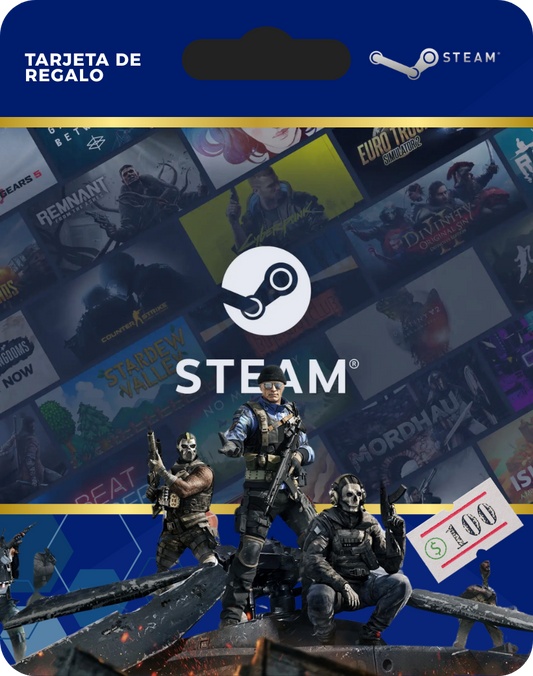 💳 Steam Gift Card $100 USD™ - Wallet Code