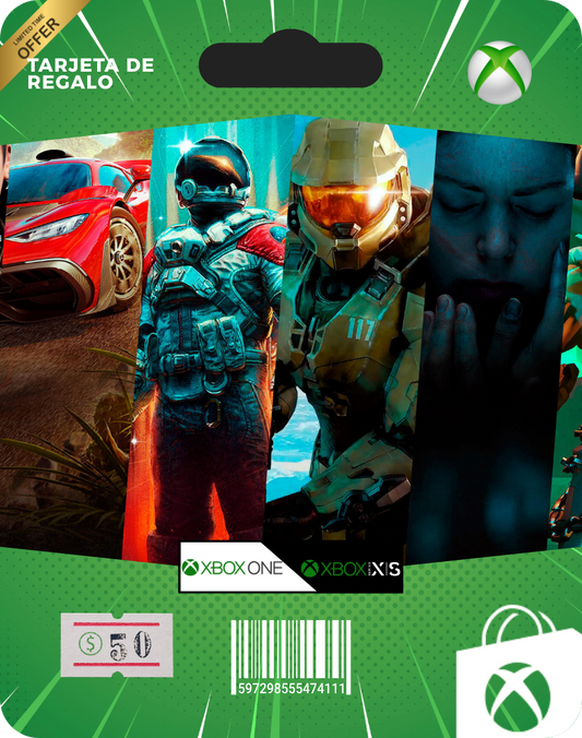 Gift Card Xbox® $50 - Saldo Digital