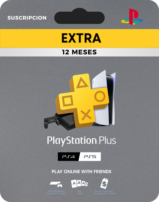 PlayStation® Plus - Extra 12 Meses