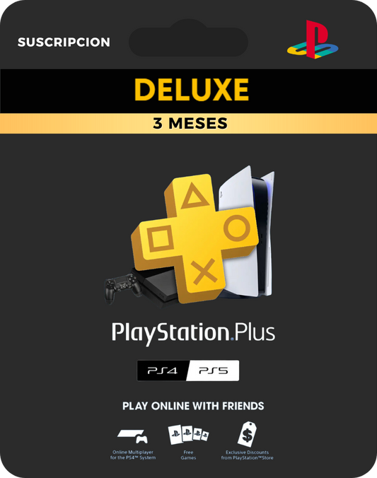 PlayStation® Plus - Deluxe 3 Meses